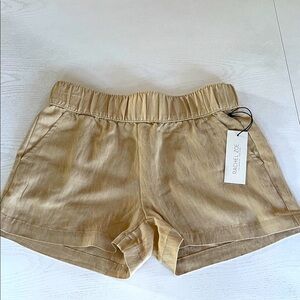 Rachel Zoe Khaki Tan Dress Shorts Sz S